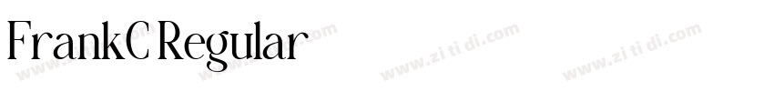 FrankC Regular字体转换 FrankC Regular字体转换